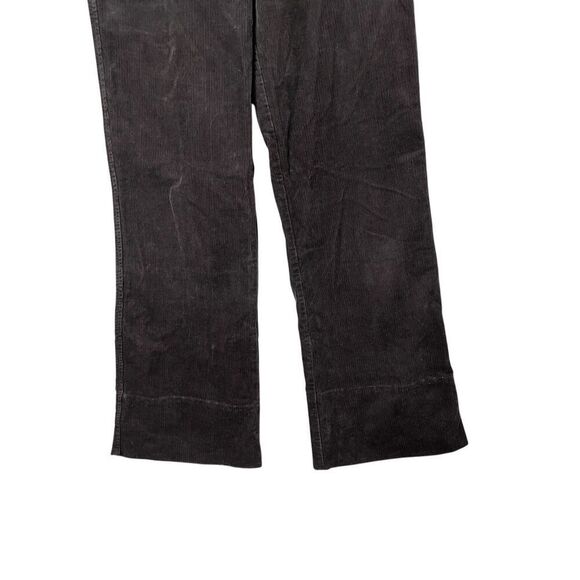 Eddie Bauer Brown Corduroy Flare Mid Rise Pants Size 4 - Picture 3 of 10